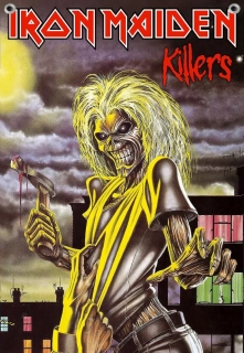 Textilní vlajka-Iron Maiden Killers