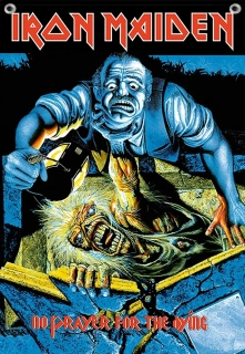 Textilní vlajka-Iron Maiden No Prayer for the Dying