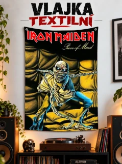 Textilní vlajka-Iron Maiden Piece of Mind