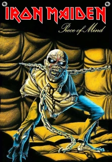 Textilní vlajka-Iron Maiden Piece of Mind