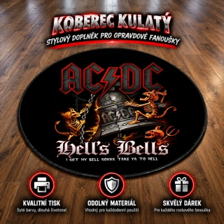 Koberec kulatý-ACDC 2
