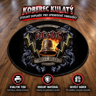 Koberec kulatý-ACDC 3