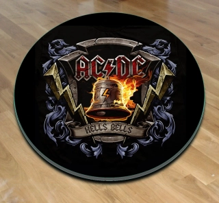 Koberec kulatý-ACDC 3