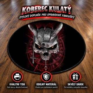Koberec kulatý-Dark 1