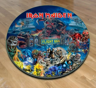 Koberec kulatý-Iron Maiden 1
