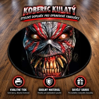 Koberec kulatý-Iron Maiden 4