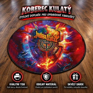 Koberec kulatý-Judas Priest