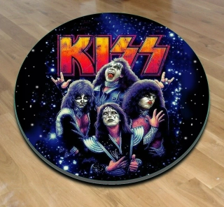 Koberec kulatý-Kiss