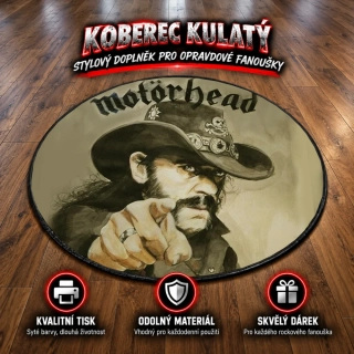 Koberec kulatý-Lemmy