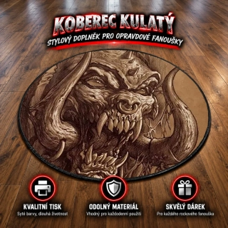 Koberec kulatý-Motorhead