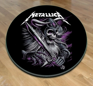 Koberec kulatý-Metallica 1