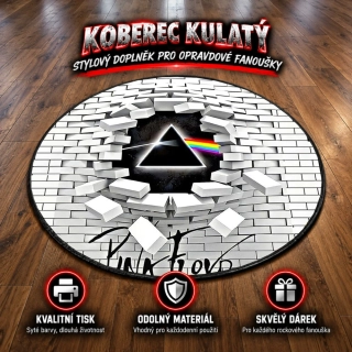 Koberec kulatý-Pink Floyd 1