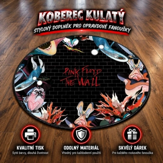 Koberec kulatý-Pink Floyd 2