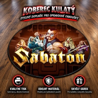 Koberec kulatý-Sabaton
