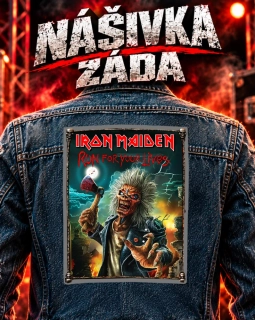 Nášivka Záda-Iron Maiden Run
