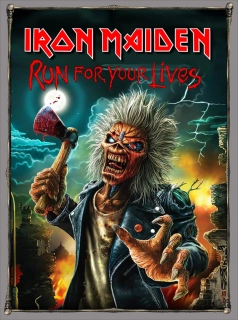 Nášivka Záda-Iron Maiden Run