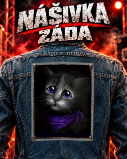 Nášivka Záda-Gothic cat