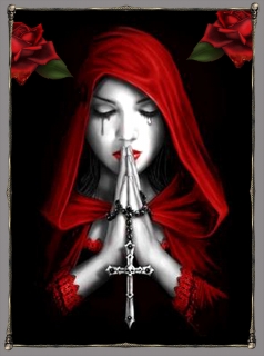 Nášivka Záda-Gothic Girl 03