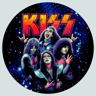 Podložka na talíř gramofonu-KISS